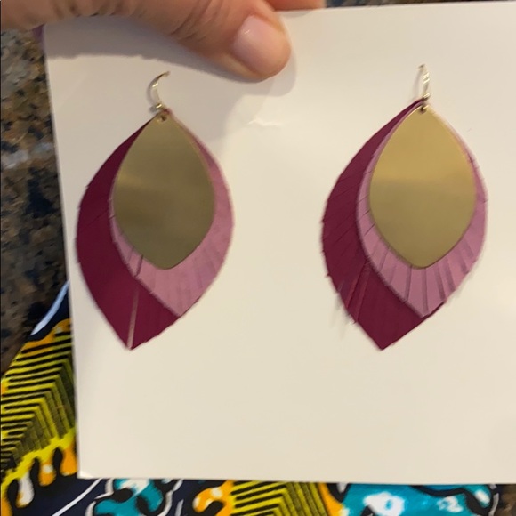 Noonday Collection Jewelry - Noonday Collection Feathered Fringe Earrings